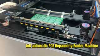 Macchina completamente automatica per depaneling PCB PCBA con raccolta automatica dei vassoi