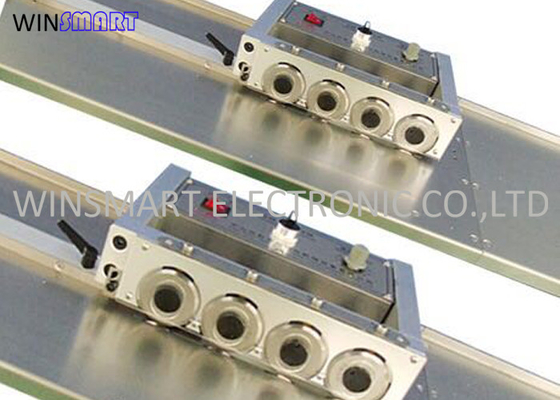 Depanel PCB in alluminio con taglio a V automatico da 1200 mm con lame circolari da 56 mm