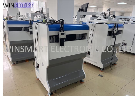 Testa di distribuzione rotabile scheda di controllo IPC personalizzabile SMT distributore di colla macchina con nastro trasportatore e tavolo di lavoro