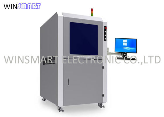 Macchina router per separazione PCB inline senza dime con impilatore e disimpilatore di vassoi