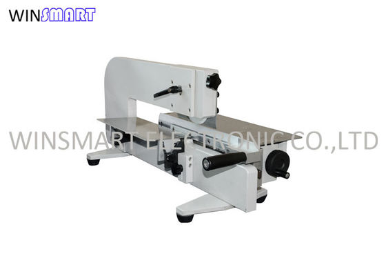 330mm Cutting Length PCB Depanelizer Machine , Circular Blade PCB V Grooving Machine