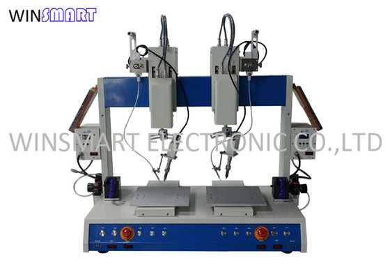 Robot di saldatura automatico delle teste doppie, saldatrice 220V 110V del PWB di Smd