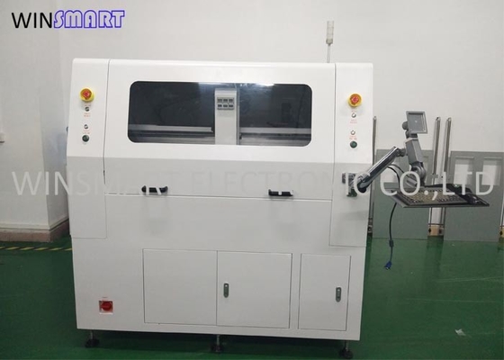 Un buon prezzo. Macchina del router del PWB della fresa di CNC completamente automatica della tavola doppia di ESD in linea