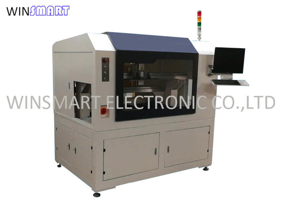 Un buon prezzo. Macchina di depanelamento del router a doppio mandrino a doppio tavolo in linea PCB Max 100.000 giri al minuto in linea
