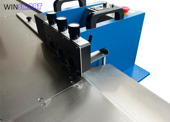 Un buon prezzo. Separatore PCB in alluminio da 1200mm a 3 gruppi con velocità di taglio regolabile in linea