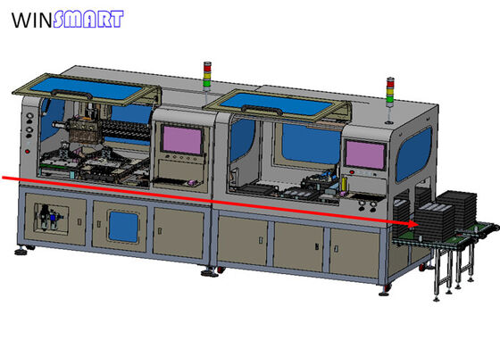 Un buon prezzo. Macchina di routing in linea per separatori di PCB con area di lavoro di 300x300 mm e bit di routing di 0,8-3,0 mm per alimentazione AC 380V in linea