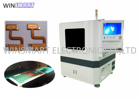 Un buon prezzo. 2μM Precisione di posizionamento 400x400mm CCD Visual PCB Laser Cutting System in linea