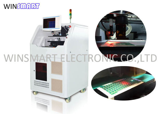 Un buon prezzo. Macchina FPC del PWB Depaneling del laser del punteggio di V con il dispositivo di raffreddamento di acqua in linea