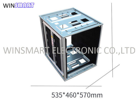 Un buon prezzo. Scaffale di rivista regolabile del trasportatore ESD SMT del PWB 535x460x570mm in linea