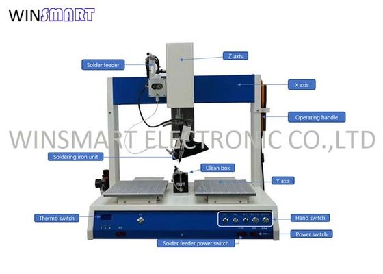 Un buon prezzo. Saldatrice automatico 90Kg di Smd di multi asse per 0.6mm Dia Soldering Wires in linea