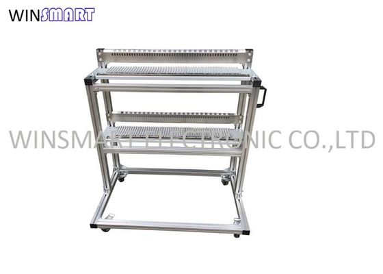 Un buon prezzo. acciaio inossidabile delle ruote direzionali di Omni del carretto 4 dell'alimentatore di 50pcs/Layer SMT in linea