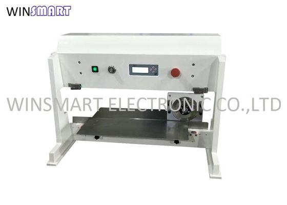Un buon prezzo. Controllo PLC a taglio pulito 500mm/S V Cut PCB Cutting Machine in linea